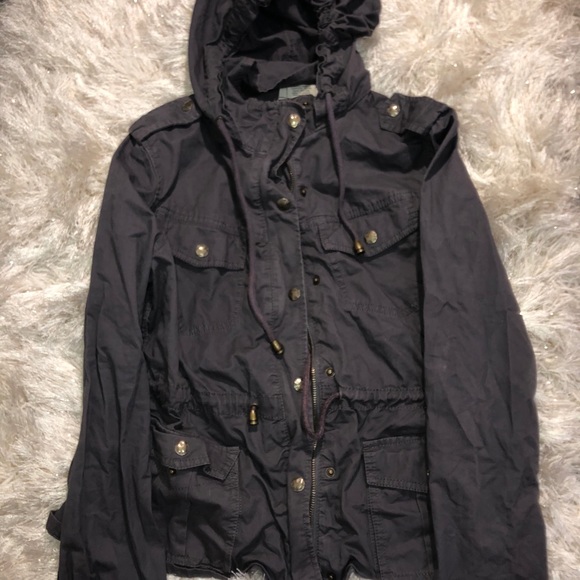 Gray Utility Jacket - Picture 2 of 3